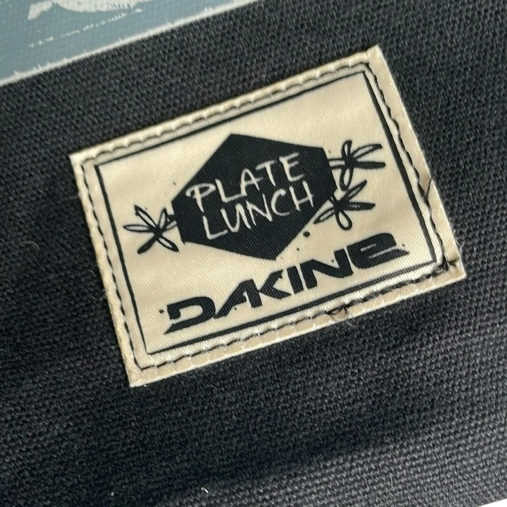 NWT Dakine Plate Lunch Black and Green Geometric Tote Bag